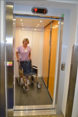 Dialýza Šumperk pořídila nový výtah pro pacienty i zásobování 